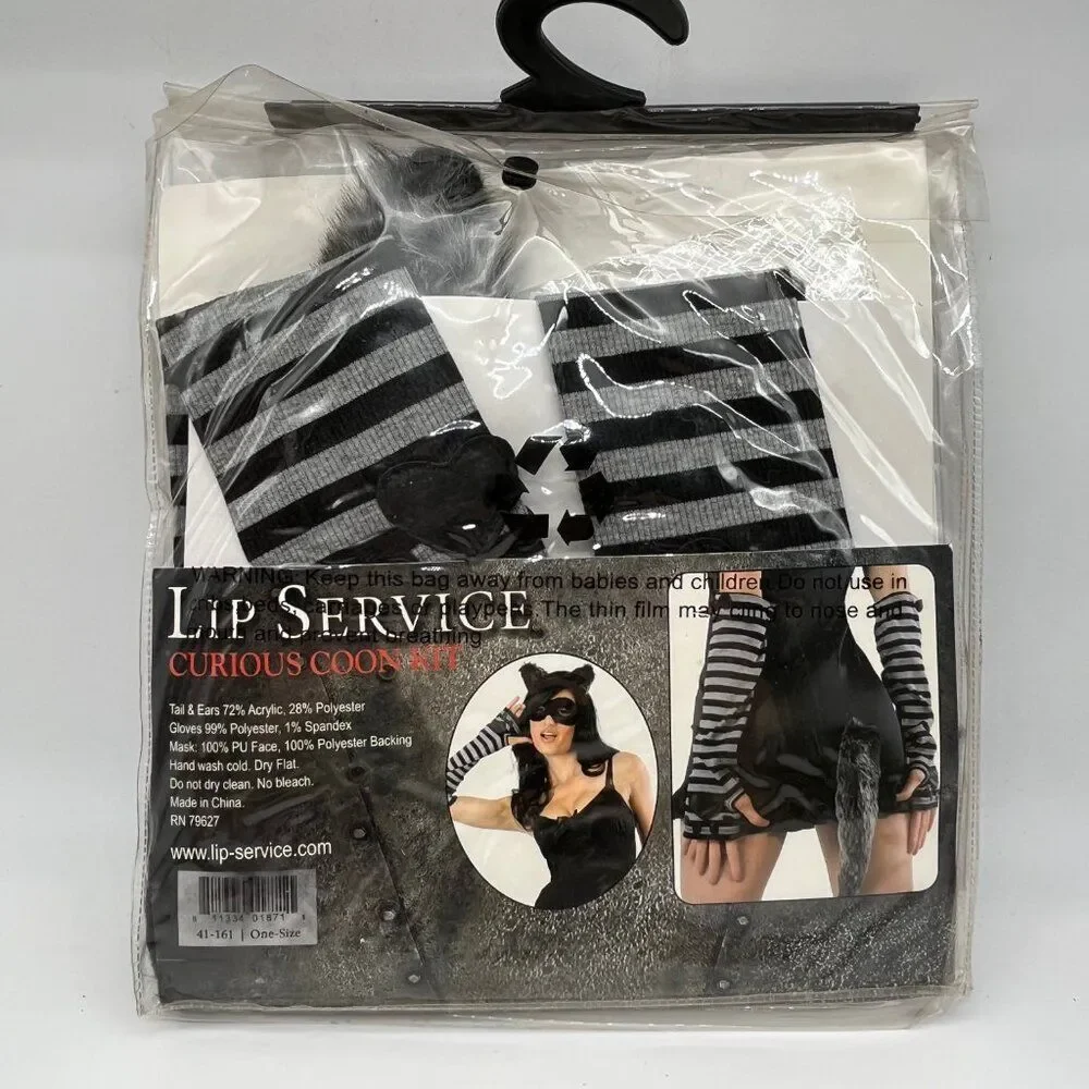 New Lip Service Curious Coon Kit Costume - One Size